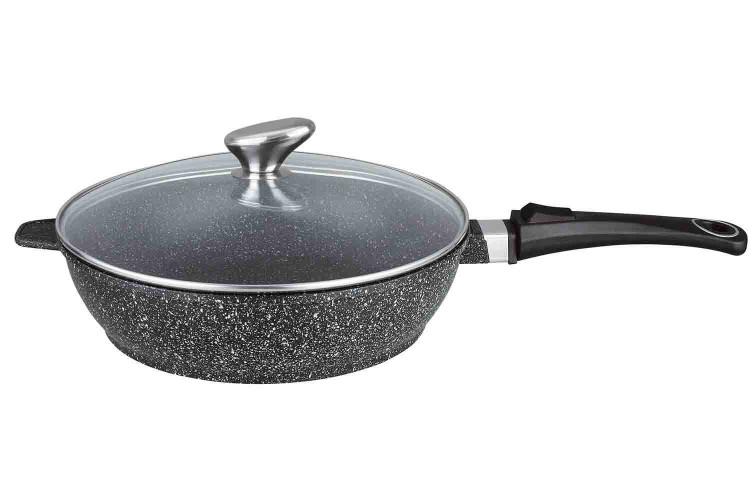 Sauteuse en fonte effet pierre Pradel Excellence Premium 24cm tous feux/ induction