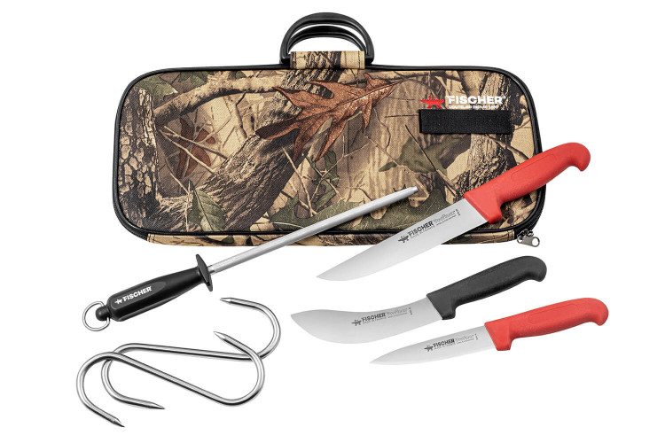 Mallette Fischer 6 pièces - Couteaux de chasse et accessoires