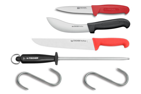 Mallette Fischer 6 pièces - Couteaux de chasse et accessoires