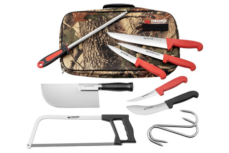 Mallette Fischer 10 pièces - Couteaux de chasse et accessoires