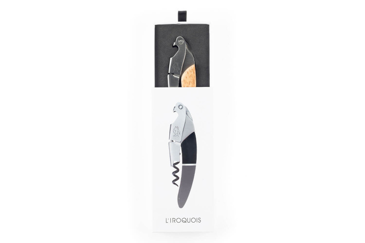 Tire-bouchon limonadier Ligne W L'Iroquois Wood manche en bois d'hévéa