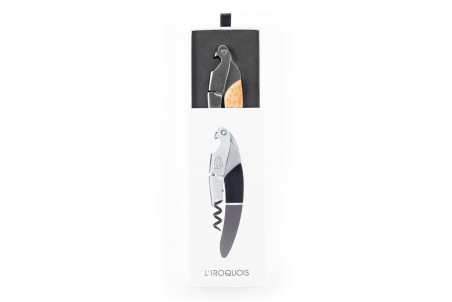 Tire-bouchon limonadier Ligne W L'Iroquois Wood manche en bois d'hévéa