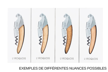Tire-bouchon limonadier Ligne W L'Iroquois Wood manche en bois d'hévéa