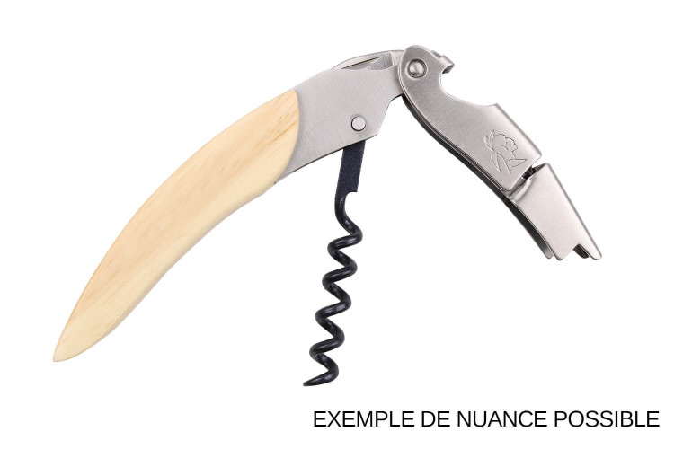 Tire-bouchon limonadier Ligne W L'Iroquois Wood manche en bois d'hévéa