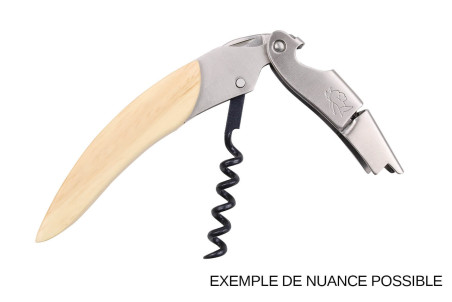 Tire-bouchon limonadier Ligne W L'Iroquois Wood manche en bois d'hévéa