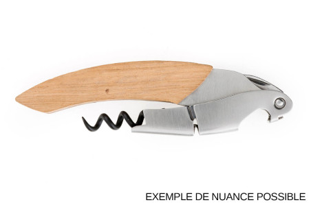 Tire-bouchon limonadier Ligne W Origine manche en bois de chêne