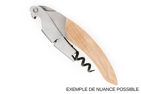 Tire-bouchon limonadier Ligne W Origine manche en bois de chêne
