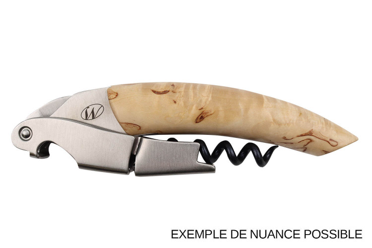 Tire-bouchon limonadier Ligne W Signature manche en bois de bouleau
