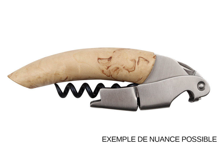 Tire-bouchon limonadier Ligne W Signature manche en bois de bouleau