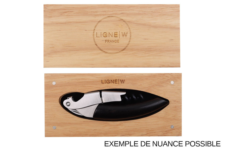 Tire-bouchon limonadier Ligne W Signature manche en bois d'ébène