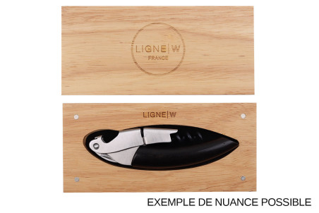 Tire-bouchon limonadier Ligne W Signature manche en bois d'ébène