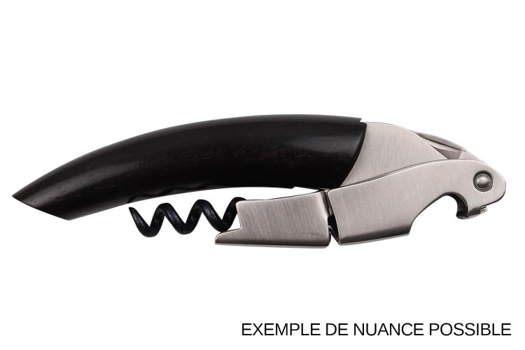 Tire-bouchon limonadier Ligne W Signature manche en bois d'ébène