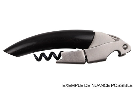 Tire-bouchon limonadier Ligne W Signature manche en bois d'ébène