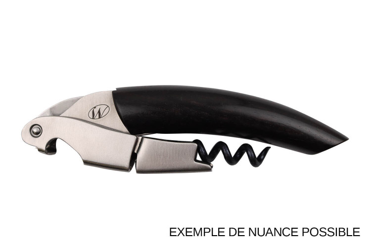 Tire-bouchon limonadier Ligne W Signature manche en bois d'ébène