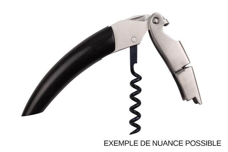 Tire-bouchon limonadier Ligne W Signature manche en bois d'ébène