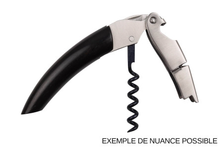 Tire-bouchon limonadier Ligne W Signature manche en bois d'ébène