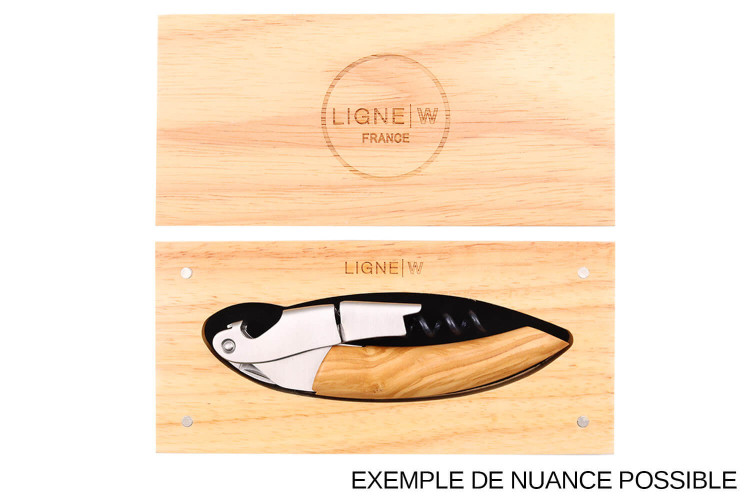 Tire-bouchon limonadier Ligne W Signature manche en bois d'olivier