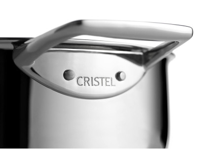 Faitout en inox 18/10 Cristel Castel'Pro conception 5 ply + couvercle inox