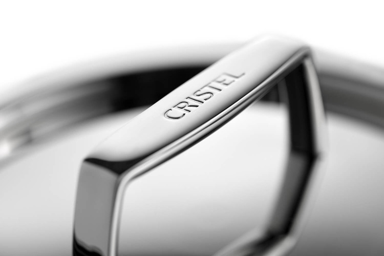 Faitout en inox 18/10 Cristel Castel'Pro conception 5 ply + couvercle inox