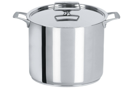 Marmite en inox 18/10 Cristel Castel'Pro conception 3 ply + couvercle inox