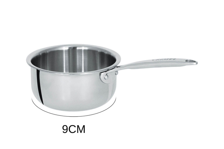 Mini casserole en inox 18/10 Cristel Castel'Pro conception 3 ply