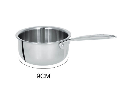 Mini casserole en inox 18/10 Cristel Castel'Pro conception 3 ply