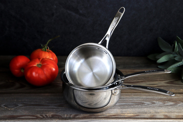 Mini casserole en inox 18/10 Cristel Castel'Pro conception 3 ply