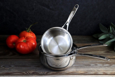 Mini casserole en inox 18/10 Cristel Castel'Pro conception 3 ply