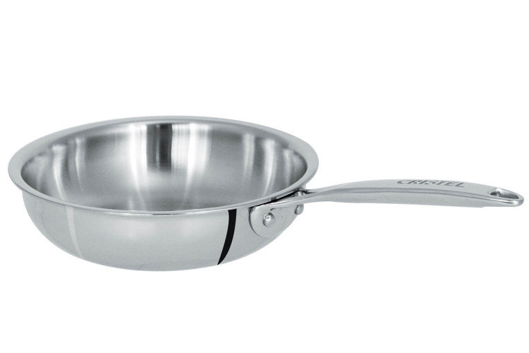 Poêle sauteuse en inox 18/10 Cristel Castel'Pro conception 5 ply