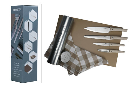 Coffret cadeau écologique Homey's Nødigh - 7 ustensiles de cuisine