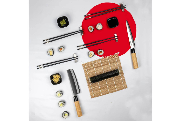 Coffret cadeau spécial sushis Homey's Nippon - Kit polyvalent : 14 pièces