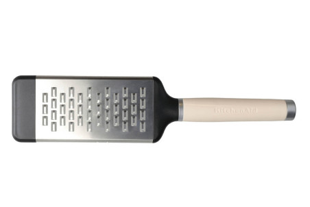 Râpe à fromage Kitchen Aid en inox avec poignée polymère