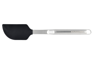 Spatule à gratter Kitchen Aid en silicone et acier inoxydable - Compatible lave-vaisselle