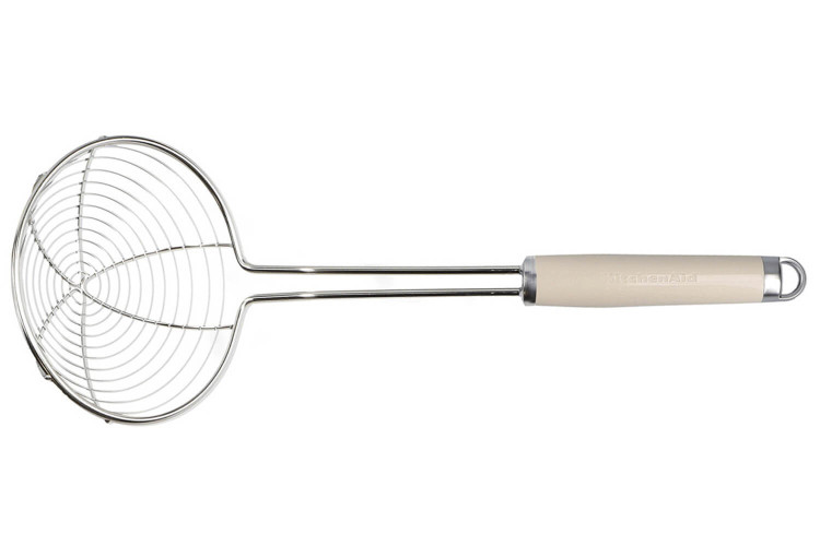 Écumoire de cuisine en acier inoxydable Kitchen Aid 38cm