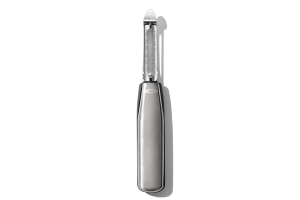 Éplucheur de légumes à peaux fines OXO Steel en inox et santoprène