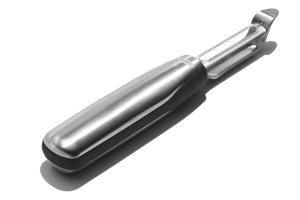 Éplucheur de légumes à peaux fines OXO Steel en inox et santoprène 2