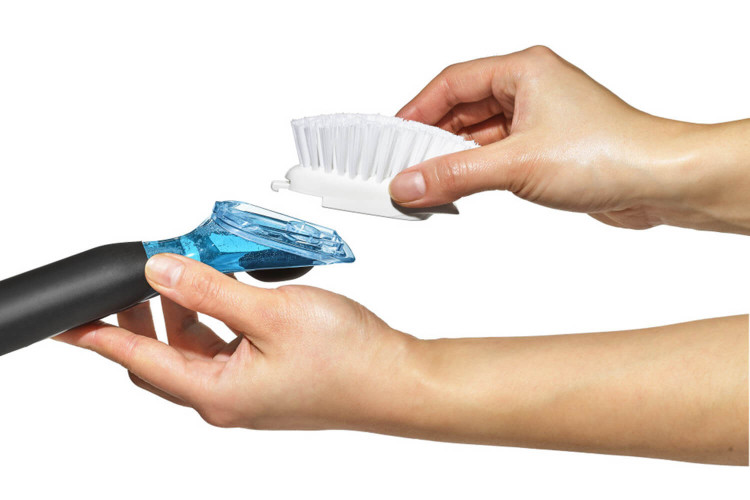 Lot de 2 têtes de rechange OXO pour brosse à vaisselle distributrice de savon