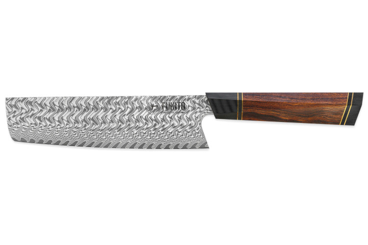 Couteau Fukito Desert Damas 67 couches modèle nakiri 18cm