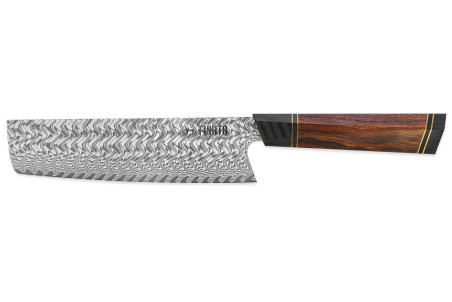 Couteau Fukito Desert Damas 67 couches modèle nakiri 18cm