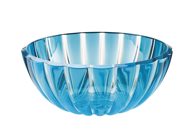Saladier bleu Guzzini Dolcevita en polymère recyclable