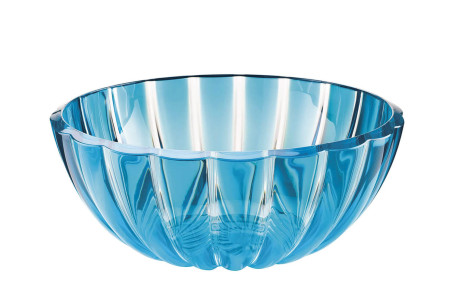 Saladier bleu Guzzini Dolcevita en polymère recyclable