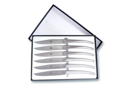 Coffret de 6 couteaux de table Forge de LAGUIOLE design C+B Lefebvre