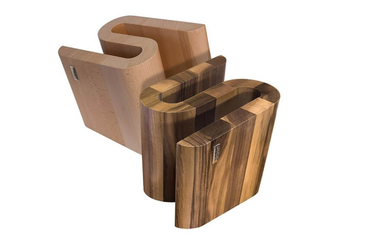 Bloc de rangement en bois Artelegno Grand Prix S pour 10 couteaux de cuisine