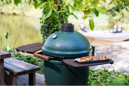 Barbecue charbon de bois Big Green Egg Small polyvalent en céramique - Haut de gamme