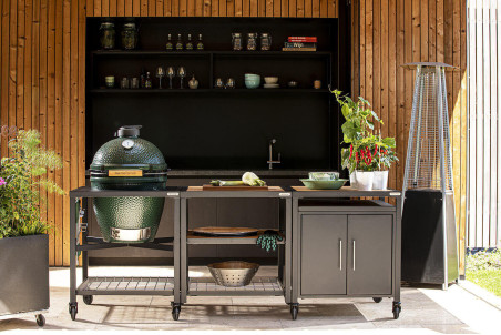 Meuble de cuisine d'extérieur Big Green Egg - Compatible table modulaire Medium à 2XL