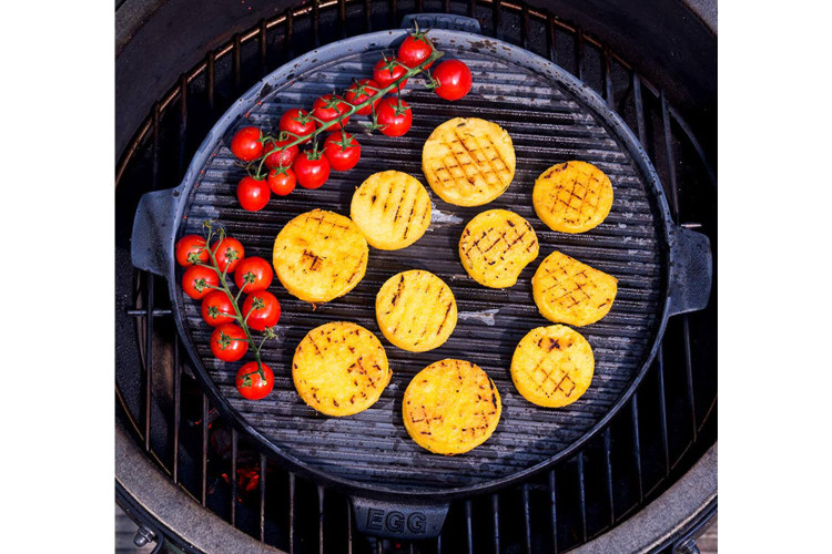 Plancha ronde pour barbecue Big Green Egg L, XL, 2XL en fonte
