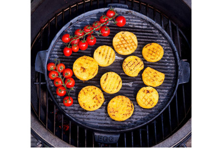 Plancha ronde pour barbecue Big Green Egg L, XL, 2XL en fonte