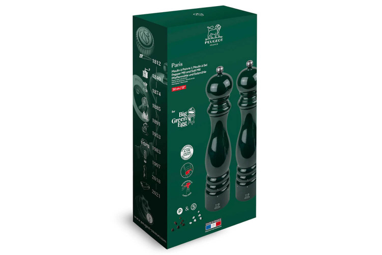 Coffret Peugeot Paris U'Select Big Green Egg - 2 moulins sel et poivre 30cm