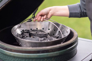 Panier à charbon Big Green Egg Large pour barbecue 2