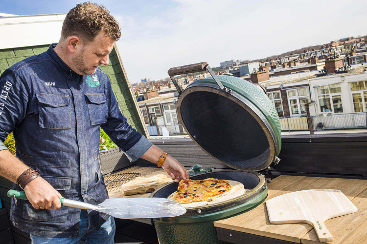 Pierre à pizza pour barbecue Big Green Egg XLarge en céramique